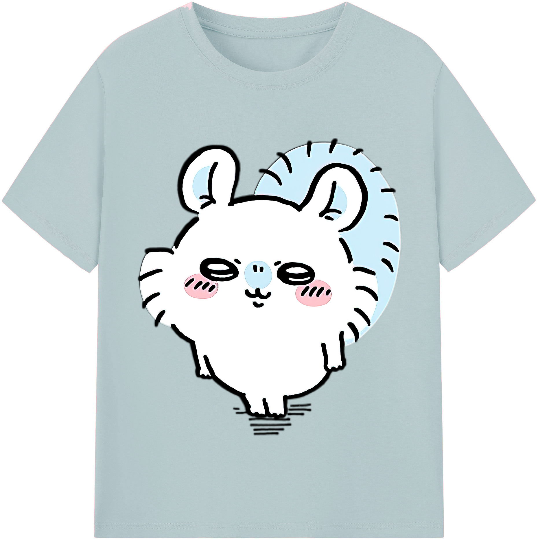 （画像用） ちいかわ モモンガ Chii-kawa Momonga 綿100％半袖Tシャツ（フロントプリント）